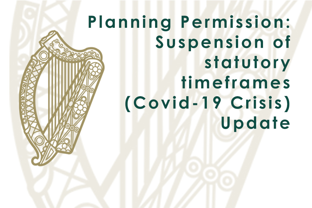 Planning Permission: Suspension of statutory timeframes - UPDATE